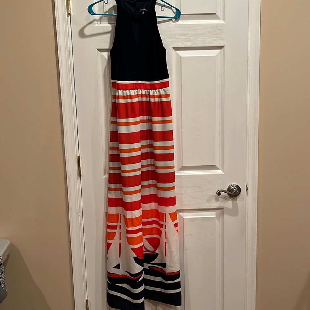 Kenzie nautical maxi dress